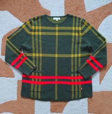 Pull Bluoltre à Carreaux Vert
