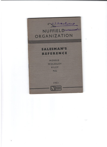 Nuffield salesman reference - nuffield,