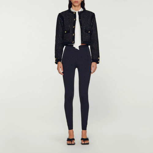 Sandro women black wool - black,
