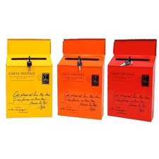 Charmant support mural de bo?te aux lettres vintage pour rangement journaux et