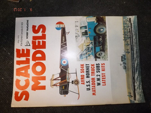 Scale models may 1975 avro - scale,