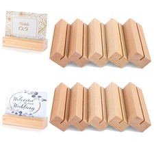 Lot de 40 Porte-Cartes en Bois Solides - Pour Table, Photos, Cartes Postales,...