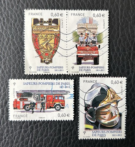 Lot timbres gommés - 4,