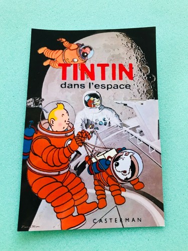 Carte postale 15x10 - carte, tintin