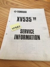 Yamaha Xv535 1988 Virago XV 535 service information technique technical data GB