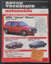 REVUE TECHNIQUE AUTOMOBILE RTA 513 OPEL CORSA DIESEL RENAULT 25 PEUGEOT 505 GTI