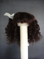 PERRUQUE de poupée en mohair - style ancien ou moderne - 24 cm - Jumeau, Bru