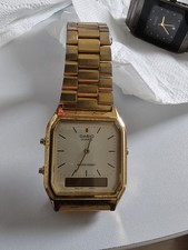 Montre Casio Dual Time Vintage Très Bonne État AQ-230 Japan