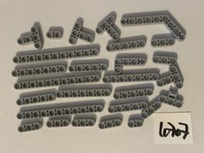 Lot Pièces Détachées  Lego Technic Brique A Trou Grise