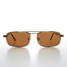 Or Rectangulaire 80s Aviateur