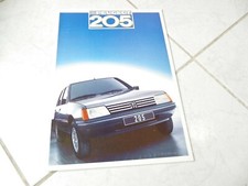 Peugeot 205 GTI CT XS gamme 1987 NL brochure catalogue dépliant prospectus