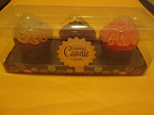 Scented candle cupcakes set - cupcakes, of