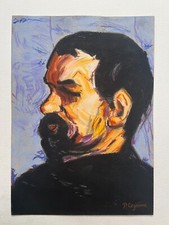 PAUL CEZANNE Dessin sur papier (fait main) signé et estampillé art ancien mixte