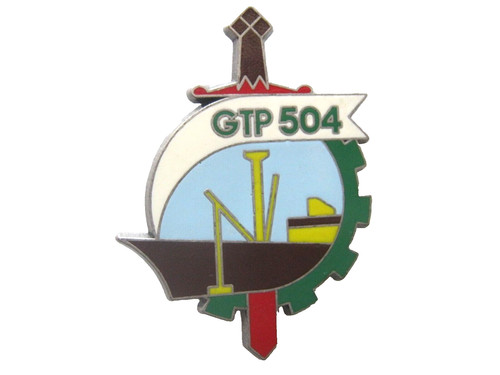 Ancien insigne train 504 - du, 504°