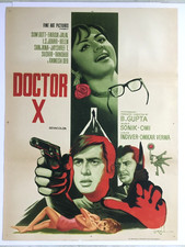 Affiche Bollywood 1972 DOCTOR X. Som Dutt, Farida 30 Po x 40 Po (13593)
