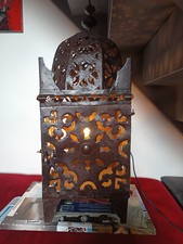 Lanterne artisanale orientale en fer
