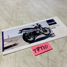 Triumph moto prix tarif 2006 Bonneville Scrambler Tiger etc prospectus catalogue