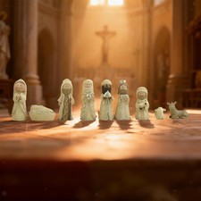 Mini crèche de Noël avec