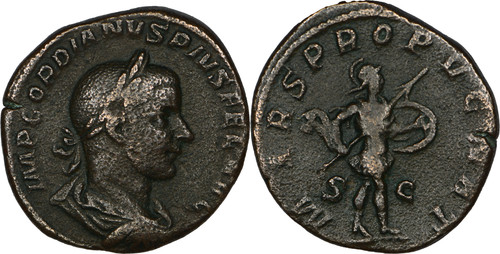 Rome sesterce gordien iii - -,