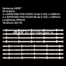KIT 8 BARRES BANDES TV LED SAMSUNG 2015SVS50-FHD-FCOM-L5 / R5 UE49M5000AK