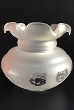 GLOBE ABAT-JOUR EN VERRE GRAVE POUR LAMPE, LUMINAIRE, LUSTRE, APPLIQUE