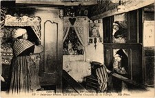 CPA Interieur Breton - Lit a