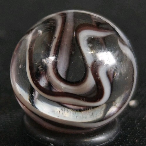 Vintage marble vitro cat - marble, eye