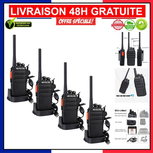 Retevis rt24 plus - pack, 4