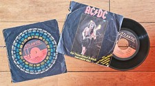 AC/DC - LOT 2 VINYLS - 45T  - ATLANTIC - BON ÉTAT