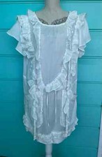 ROBE COURTE BLANCHE TSUMORI CHISATO TAILLE MEDIUM