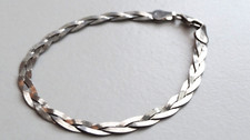 Bracelet torsadé en argent