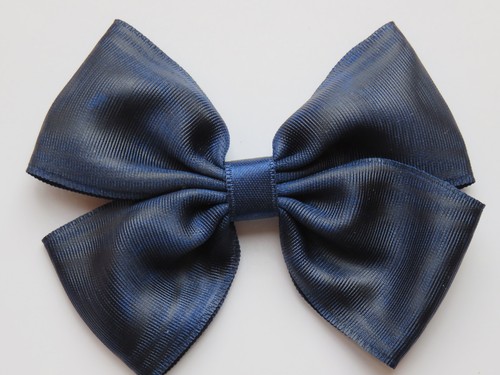 Barrette noeud papillon bleu - barrette,