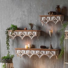 Étagère murale en bois