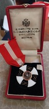 Ordre de la couronne d 'Italie COMMANDEUR  3,7 cm avec beliere + boite