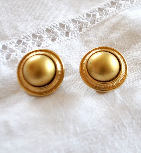Boucles oreilles clips doré - d'oreilles,