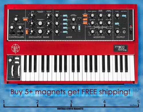Moog minimoog voyager blue - voyager, xl