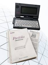 Vintage Atari Portfolio HPC 005 - VOIR DETAILS - AZERTY PC portable (terminator)
