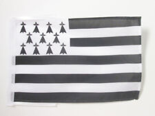 DRAPEAU BRETAGNE 45x30cm - PAVILLON BRETON 30 x 45 cm polyester léger - Neuf