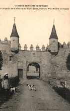 CPA 22 - ERQUY (Côtes d'Armor) - 305. Entrée du Château de Bien-Assis