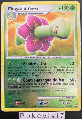 Carte pokemon meganium - pokemon,