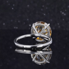 Bague diamant champagne