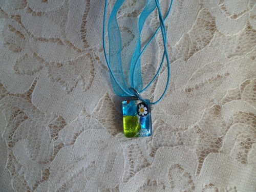 Collier verre italie - collier, d'italie