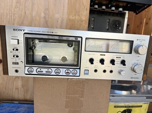 Sony stereo elcaset - el-5,