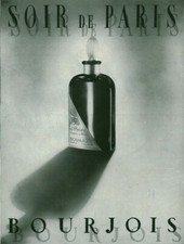 Publicité ancienne parfum Soir de Paris Bourgeois 1939 issue du magazine 