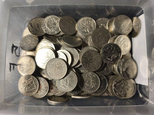 Lot piéces 5 franc - de,
