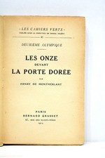 LIVRE ANCIEN MONTHERLANT LES