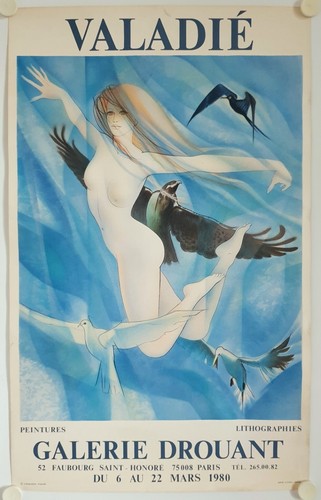 Affiche valadié 1980 - affiche,