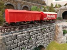 Lot de deux wagons couvert