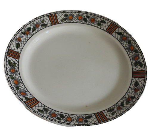 Superbe grand plat creil - grand,