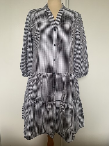 Robe tendance vichy noir - robe,